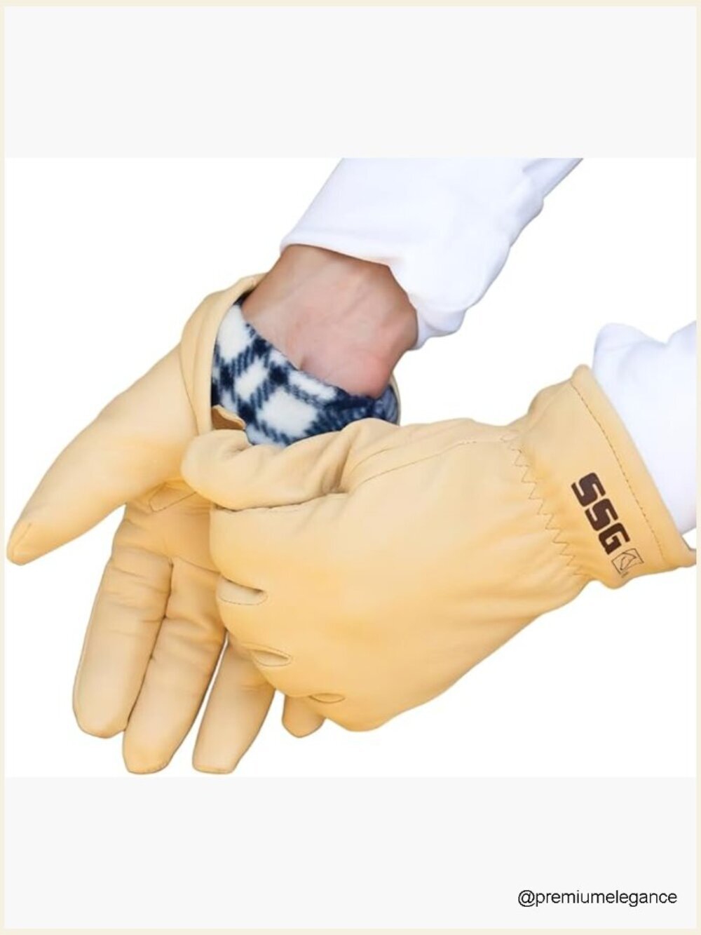 Premium Leather Winter Work Gloves - Insulated, Durable - 7